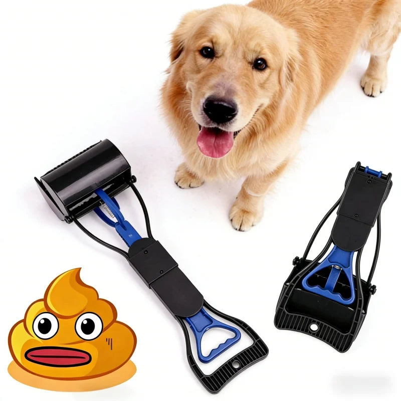 PetPick Foldable Dog Poop Scooper – Long Reach Waste Removal Tool