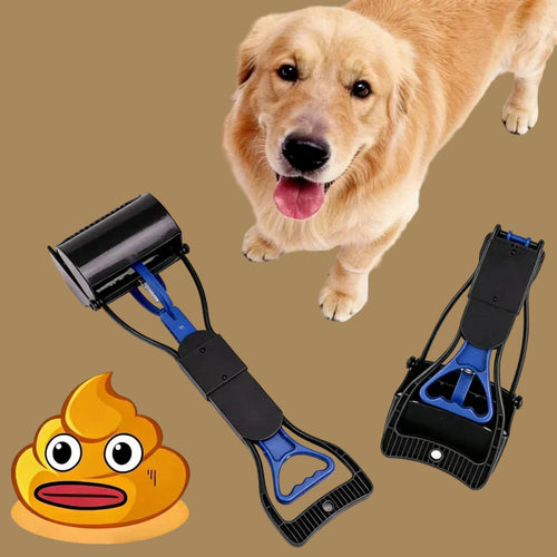 PetPick Foldable Dog Poop Scooper – Long Reach Waste Removal Tool
