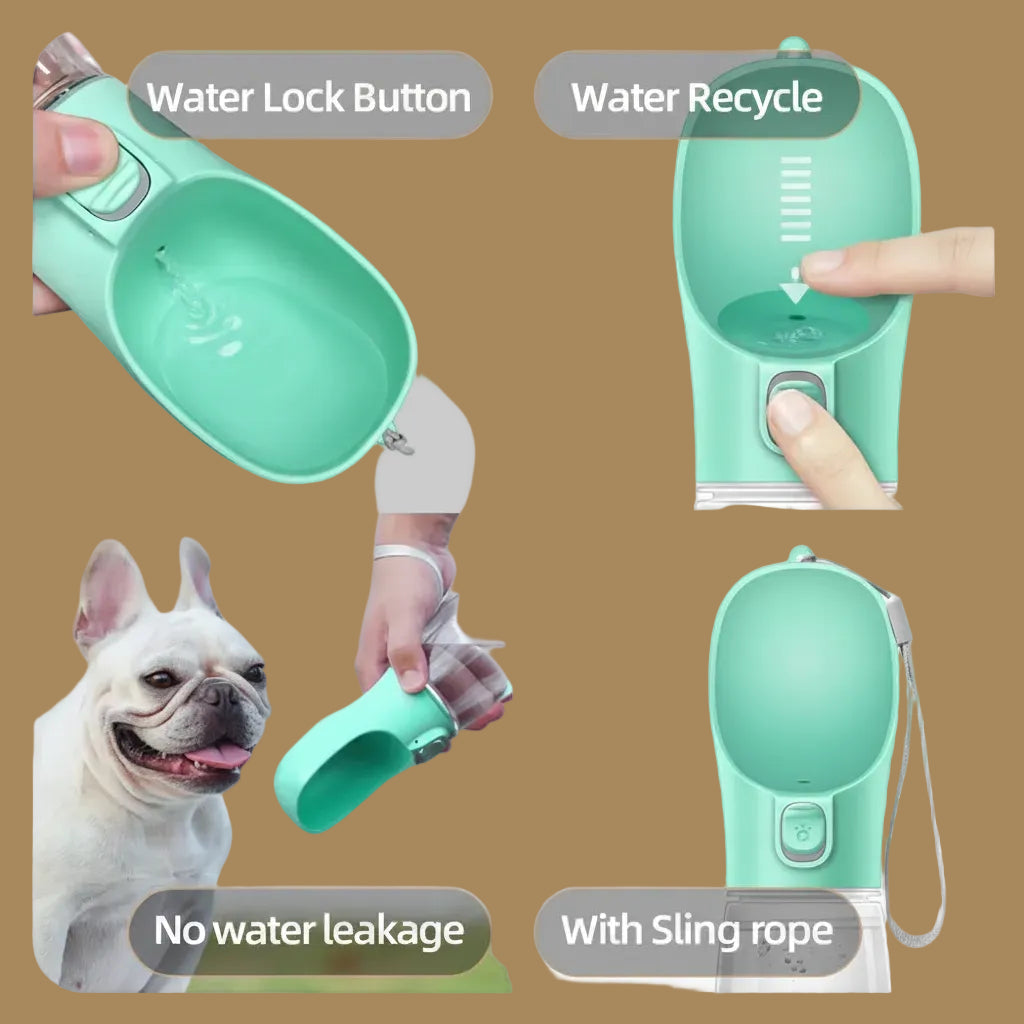 PetPick™ Portable Leakproof Dog Water Bottle | Travel Drinking Bowl for Pets