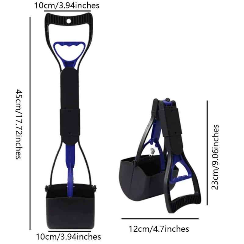 PetPick Foldable Dog Poop Scooper – Long Reach Waste Removal Tool