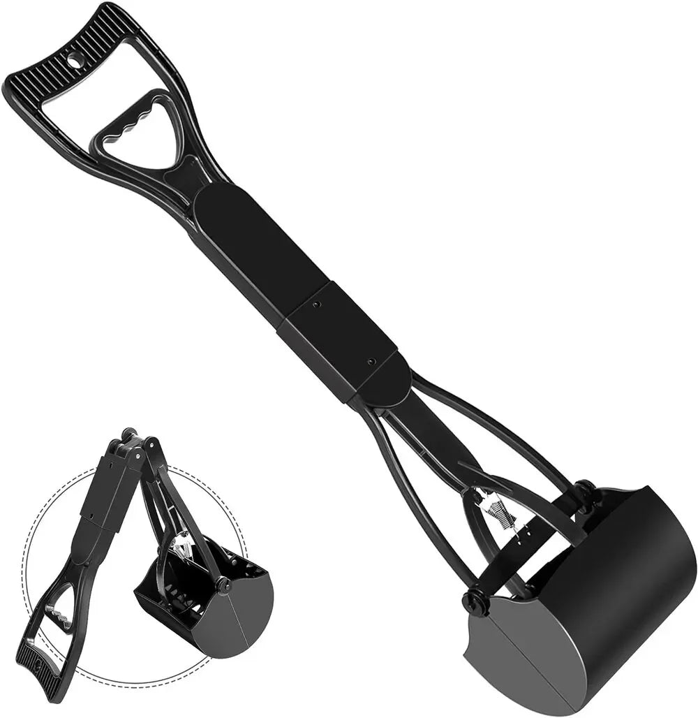 PetPick Foldable Dog Poop Scooper – Long Reach Waste Removal Tool